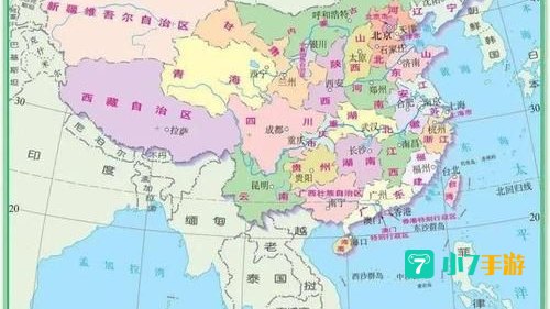 中国地图省份城市
